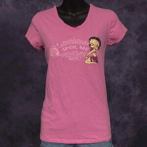 Y2K Betty Boop Pink Graphic Tee
